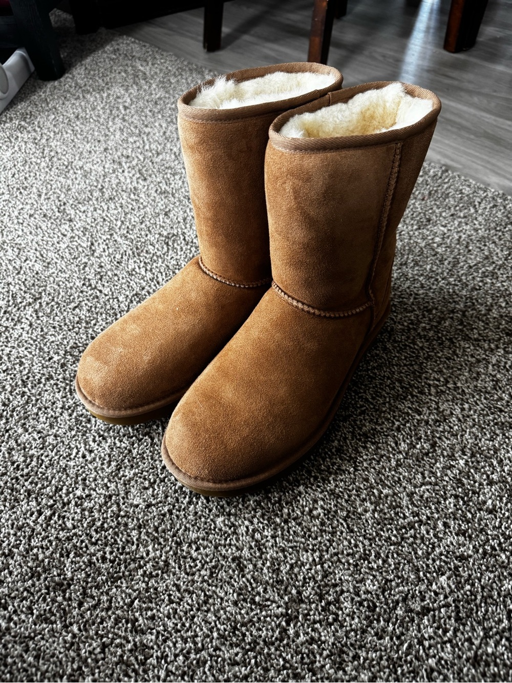 UGG Cream Shearling-Lined Interior